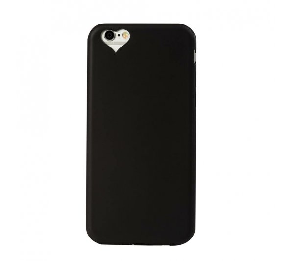 Kryt Little heart iPhone 6/6S - čierny
